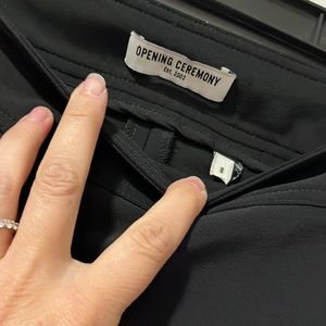 Opening Ceremony- black pants - ruffle flare - size 8.  No tag, never worn.
